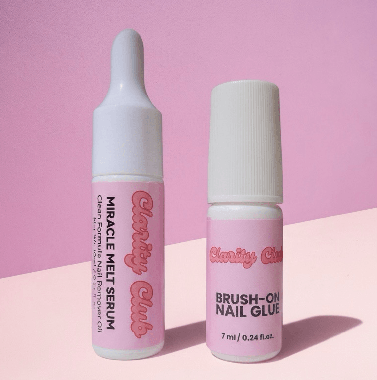 Brush & Melt Duo press-on nail application kit