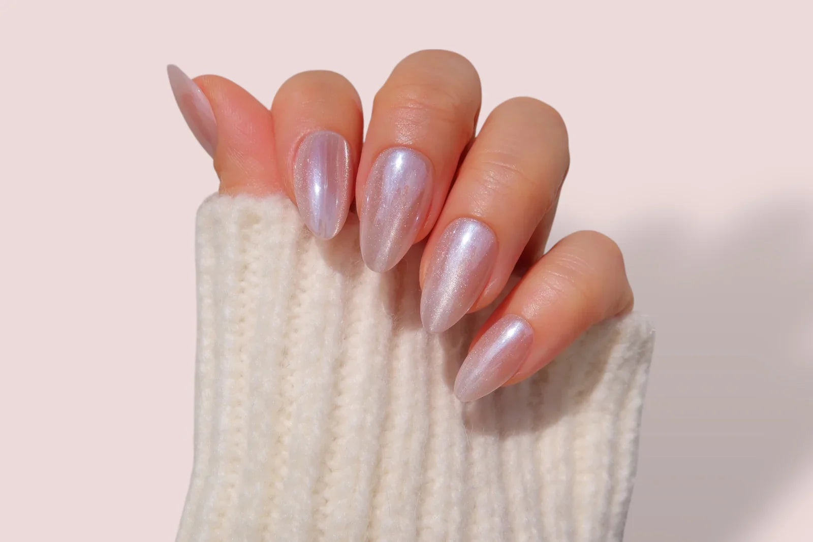 glazed cat eye press on nails - Clarity Club