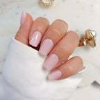 milky pink press on nails NZ and Australia