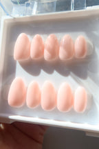 Clarity Club Handmade Bundle press-on nail sets worn on hand NZ