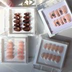 That Girl white French tip handmade press-on nails Clarity Club NZ