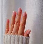 Milky Blush           (soft gel•short square)