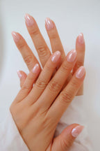 clean girl chrome nails reusable