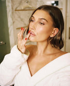 feminine red reusable nails