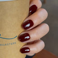 burgundy press on nails NZ