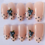 Builder gel handmade press-on nails bundle close-up finish Clarity Club