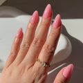 pink soft acrylic press on nails nz and australia 
