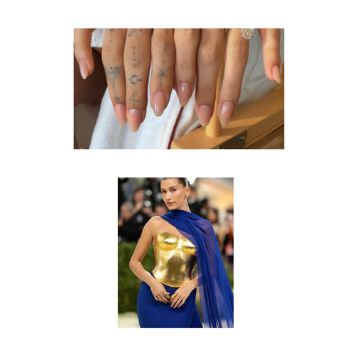hailey biber neutral nails met gala 2026