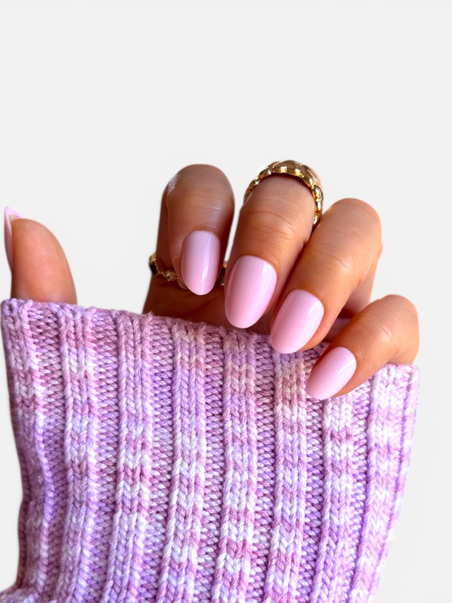 baby pink short oval soft acrylic press on nails australia